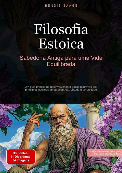 Produktbild: Filosofia Estoica: Sabedoria Antiga para uma Vida Equilibrada