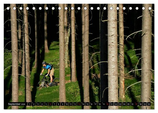 Produktbild: Mountainbike Spirit 2026 (Tischkalender 2026 DIN A5 quer), CALVENDO Monatskalender