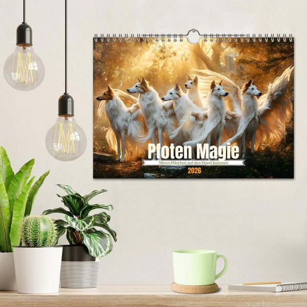Produktbild: Pfoten Magie (Wandkalender 2026 DIN A4 quer), CALVENDO Monatskalender
