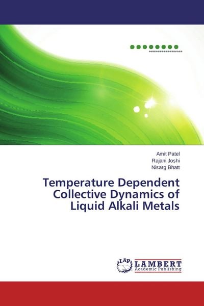 Produktbild: Temperature Dependent Collective Dynamics of Liquid Alkali Metals