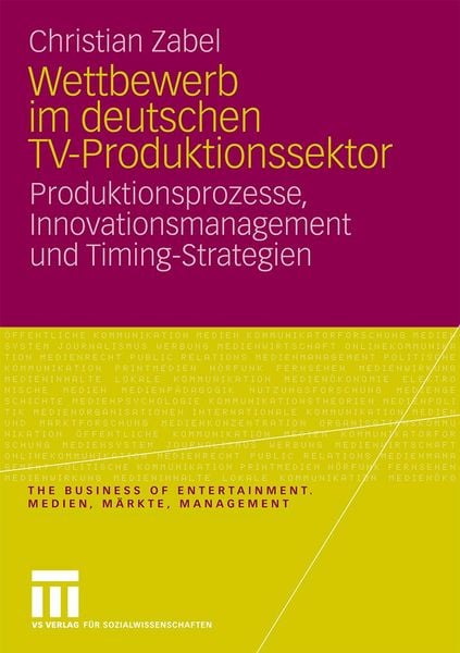 Produktbild: Wettbewerb im deutschen TV-Produktionssektor