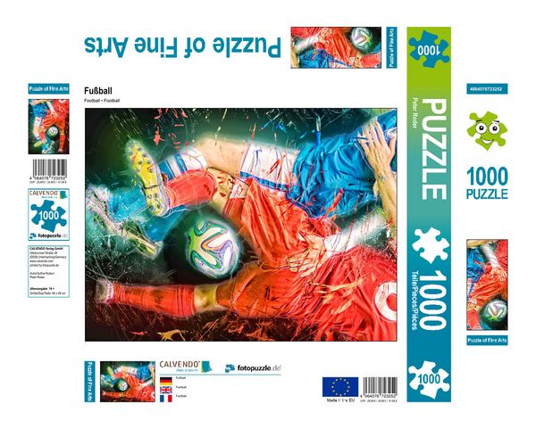 Produktbild: CALVENDO Puzzle Fu&szlig;ball 1000 Teile Lege-Gr&ouml;&szlig;e 480 x 640 cm Foto-Puzzle Bild von Peter Roder