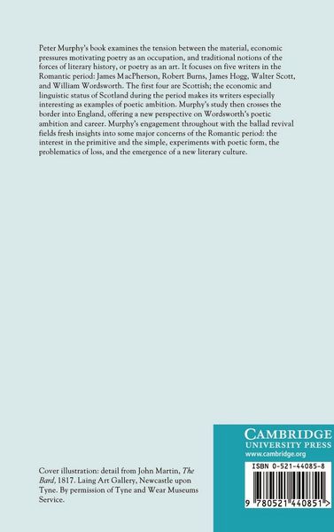 Produktbild: Poetry as an Occupation and an Art in Britain, 1760 1830