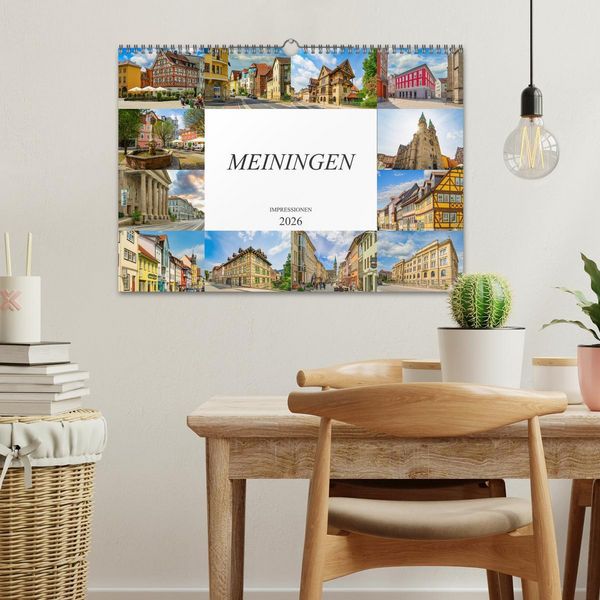 Produktbild: Meiningen Impressionen (Wandkalender 2026 DIN A3 quer), CALVENDO Monatskalender