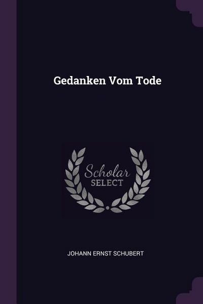 Produktbild: Gedanken Vom Tode