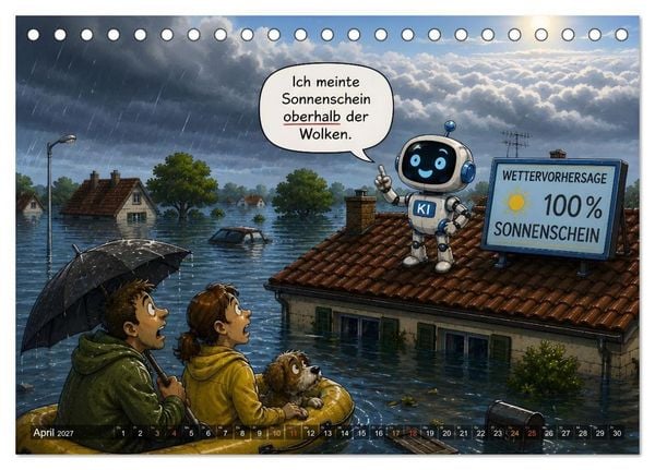 Produktbild: L&uuml;genbeutel und Schummellottchen - 12 Monate voller Ausreden, Tricks und kreativer Wahrheiten (Tischkalender 2027 DIN A5 quer), CALVENDO Monatskalender