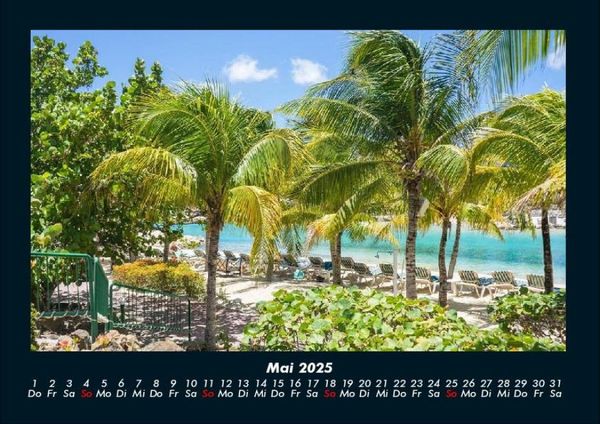 Produktbild: Karibik 2025 Fotokalender DIN A4