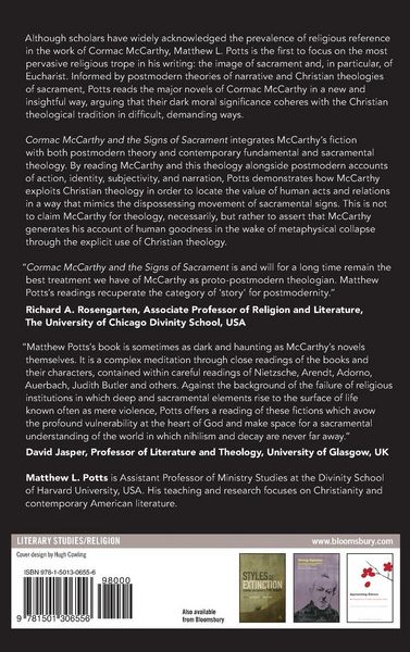 Produktbild: Cormac McCarthy and the Signs of Sacrament