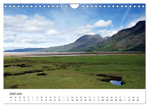 Produktbild: Wildes Schottland 2026 (Wandkalender 2026 DIN A4 quer), CALVENDO Monatskalender