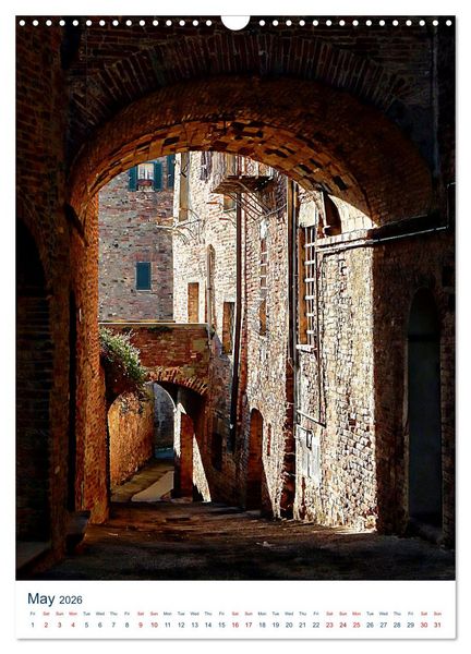 Produktbild: Umbrian Archways (Wall Calendar 2026 DIN A3 portrait), CALVENDO 12 Month Wall Calendar