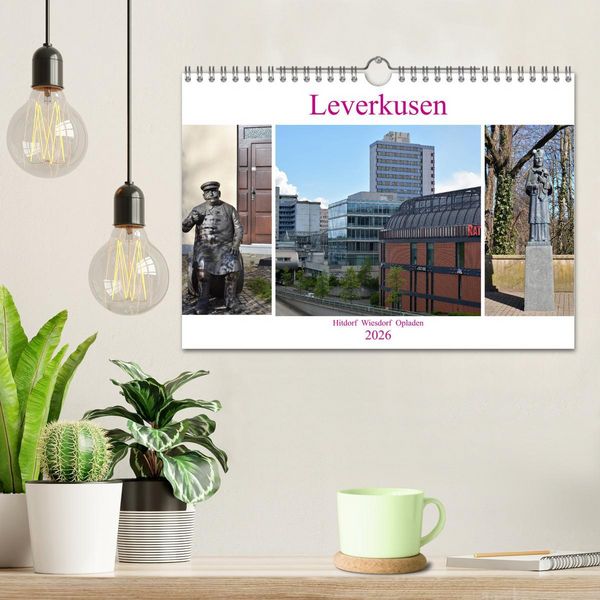 Produktbild: Leverkusen Hitdorf Wiesdorf Opladen (Wandkalender 2026 DIN A4 quer), CALVENDO Monatskalender
