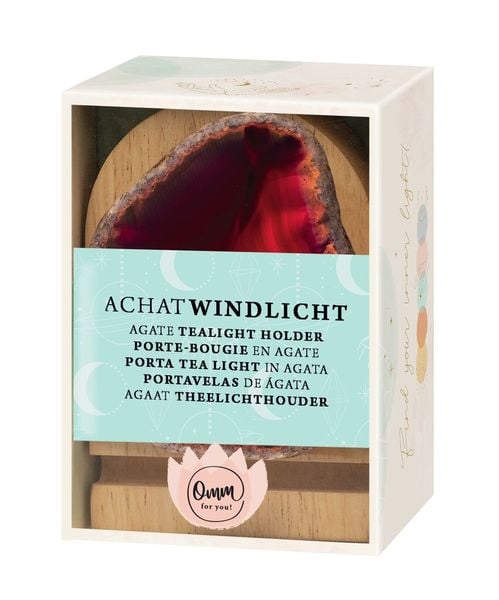 Produktbild: Omm for you Achat-Windlicht