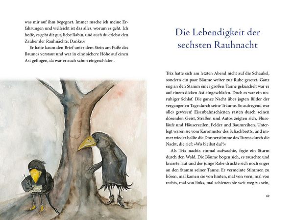Die magische Reise des Rauhnächte-Raben Trix