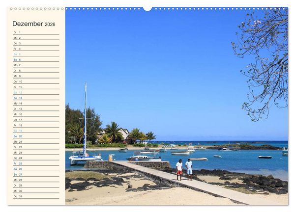 Produktbild: Mauritius - traumhaft und unvergesslich (Wandkalender 2026 DIN A2 quer), CALVENDO Monatskalender