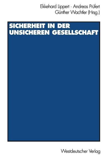 Produktbild: Sicherheit in der unsicheren Gesellschaft