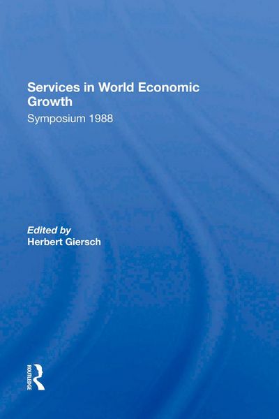 Produktbild: Services In World Economic Growth