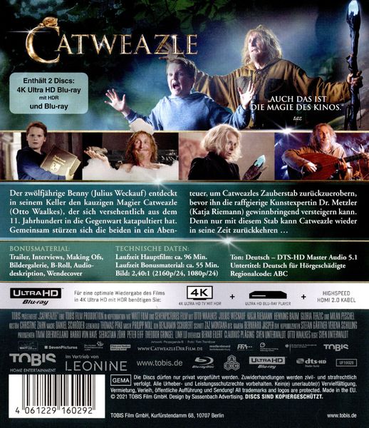 Produktbild: Catweazle (+ Blu-ray 2D)