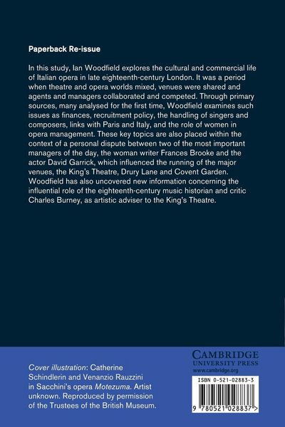 Produktbild: Opera and Drama in Eighteenth-Century London