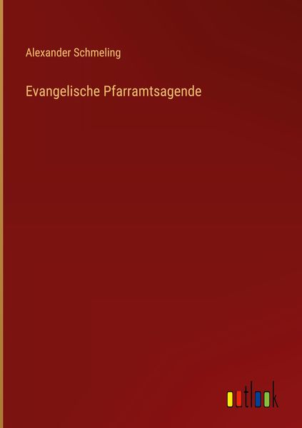 Produktbild: Evangelische Pfarramtsagende
