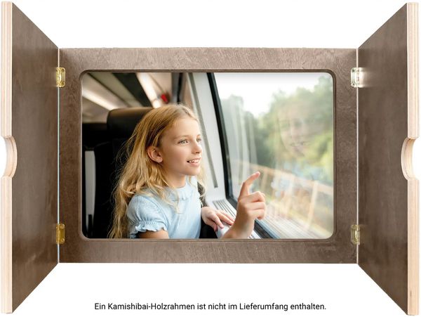 Produktbild: Kamishibai mit Eberhart &ndash; Im Zug &ndash; Set