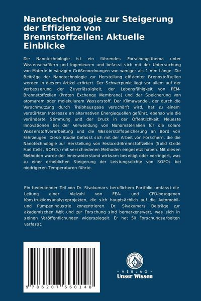 Produktbild: Nanotechnologie zur Steigerung der Effizienz von Brennstoffzellen: Aktuelle Einblicke