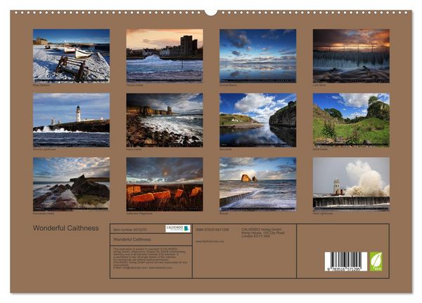 Produktbild: Wonderful Caithness (High Quality Premium Wall Calendar 2026 DIN A2 landscape),CALVENDO 12 Month Wall Calendar