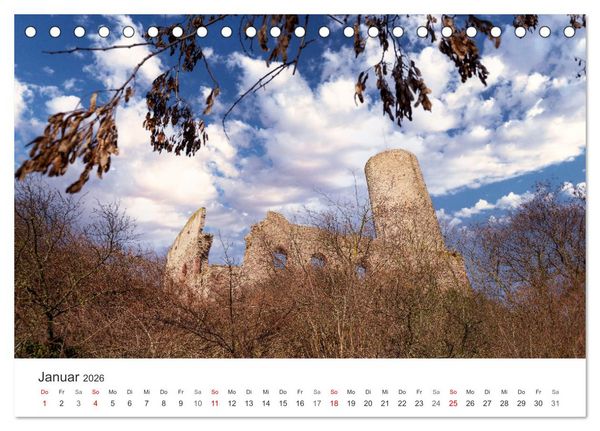 Produktbild: Schriesheim an der Bergstra&szlig;e - Impressionen aus Stadt und Natur (Tischkalender 2026 DIN A5 quer), CALVENDO Monatskalender