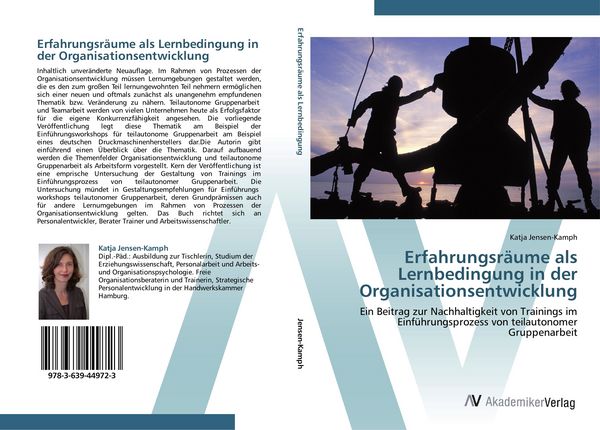 Produktbild: Erfahrungsr&auml;ume als Lernbedingung in der Organisationsentwicklung