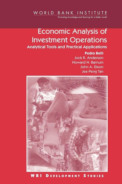 Produktbild: Economic Analysis of Investment Operations