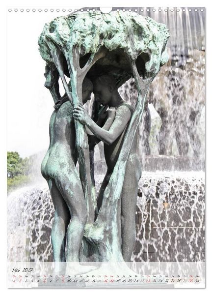 Produktbild: Vigeland (Wandkalender 2027 DIN A3 hoch), CALVENDO Monatskalender