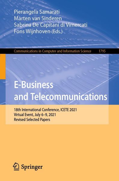 Produktbild: E-Business and Telecommunications