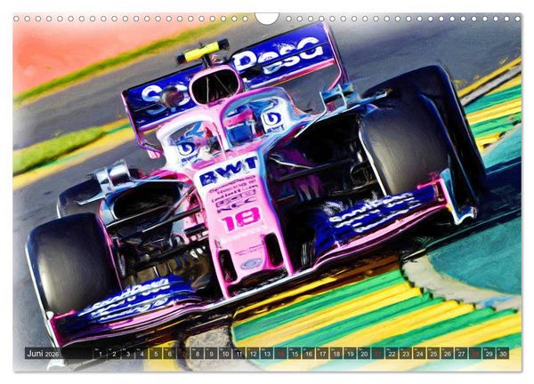 Produktbild: Faszinierende Formel 1 (Wandkalender 2026 DIN A3 quer), CALVENDO Monatskalender