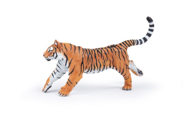 Produktbild: Papo Spielfigur Laufender Tiger orange/schwarz 7cm