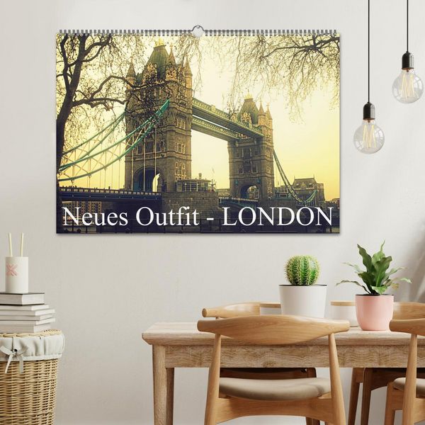 Produktbild: Neues Outfit - LONDON (Wandkalender 2026 DIN A2 quer), CALVENDO Monatskalender