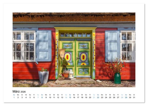 Produktbild: Wundersch&ouml;nes Mecklenburg-Vorpommern (Tischkalender 2026 DIN A5 quer), CALVENDO Monatskalender