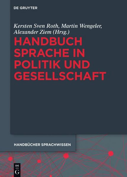 Produktbild: Handbuch Sprache in Politik und Gesellschaft