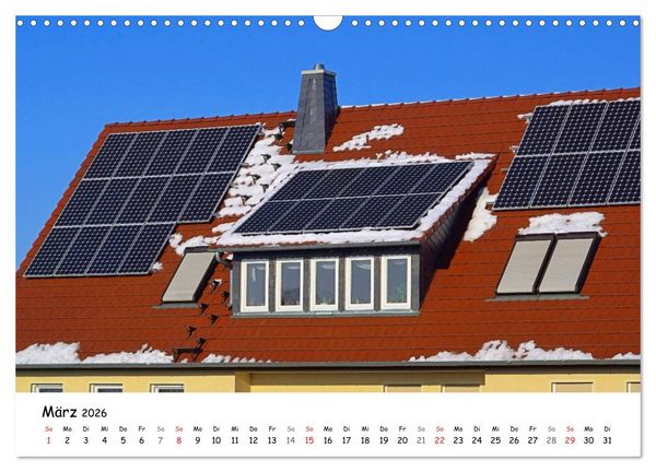 Produktbild: Erneuerbare Energien (Wandkalender 2026 DIN A3 quer), CALVENDO Monatskalender