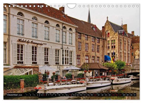 Produktbild: Stadtansichten Br&uuml;gge - das Venedig des Nordens (Wandkalender 2026 DIN A4 quer), CALVENDO Monatskalender