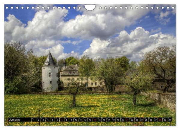 Produktbild: Burgen und Schl&ouml;sser der Eifel (Wandkalender 2026 DIN A4 quer), CALVENDO Monatskalender