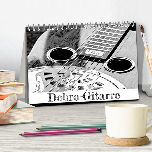 Produktbild: Dobro-Gitarre (Tischkalender 2026 DIN A5 quer), CALVENDO Monatskalender