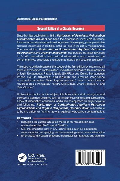Produktbild: Restoration of Contaminated Aquifers