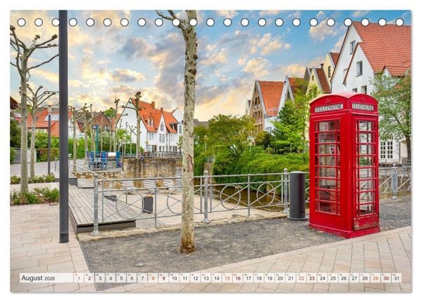 Produktbild: Bad Salzuflen Impressionen (Tischkalender 2026 DIN A5 quer), CALVENDO Monatskalender