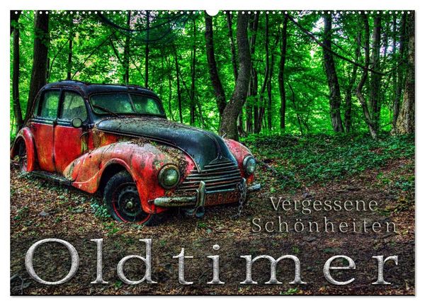 Produktbild: Oldtimer - Vergessene Sch&ouml;nheiten (Wandkalender 2026 DIN A2 quer), CALVENDO Monatskalender