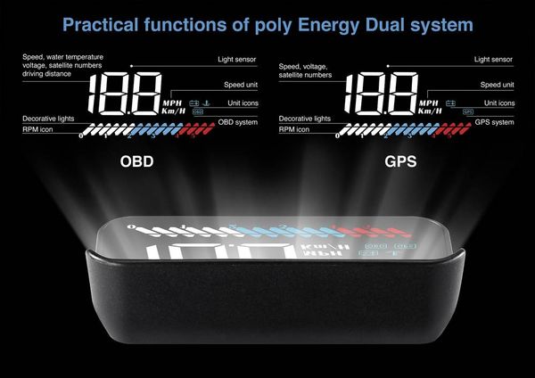 M7 Kfz Aufbauinstrument HUD-3.5 Head-up Display