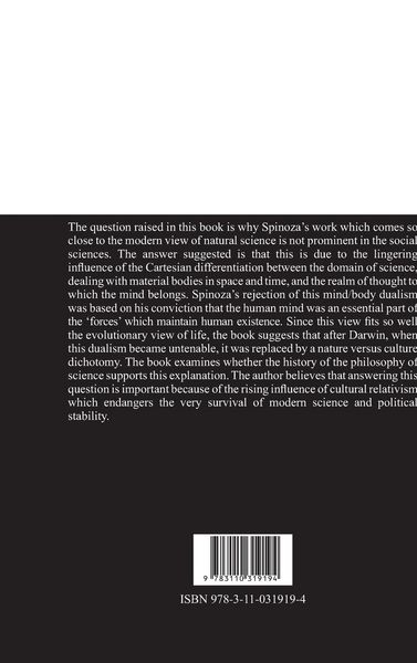 Produktbild: The Importance of Spinoza for the Modern Philosophy of Science
