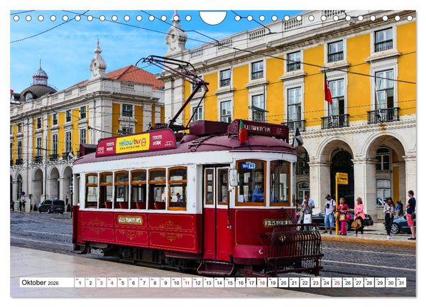 Produktbild: Bezauberndes Lissabon (Wandkalender 2026 DIN A4 quer), CALVENDO Monatskalender
