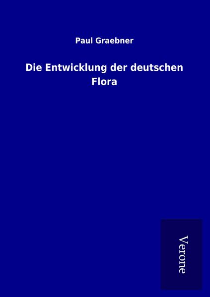 Produktbild: Die Entwicklung der deutschen Flora