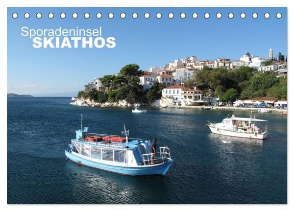 Produktbild: Sporadeninsel Skiathos (Tischkalender 2026 DIN A5 quer), CALVENDO Monatskalender