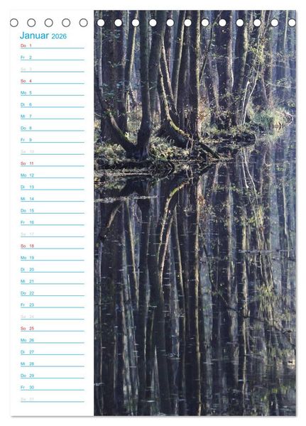 Produktbild: Wunderbarer Spreewald (Tischkalender 2026 DIN A5 hoch), CALVENDO Monatskalender