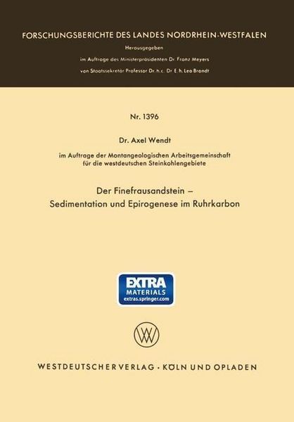 Produktbild: Der Finefrausandstein - Sedimentation und Epirogenese im Ruhrkarbon